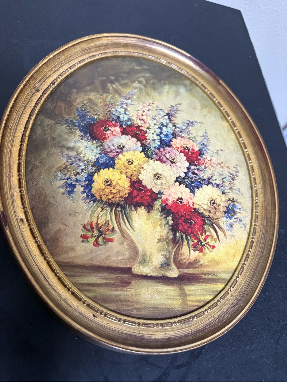 Vintage floral print 10x12